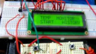 ARDUINO BASED TEMPERATURE MONITOR [upl. by Oona35]