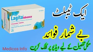 Lagita advance tablet uses benefit side effects in urduhindi  antacid tablet  Tablet for stomach [upl. by Assilak]