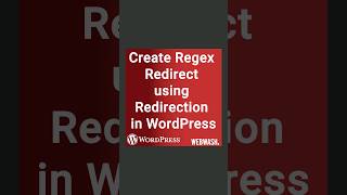 Create Regex Redirect using Redirection in WordPress [upl. by Xyno96]