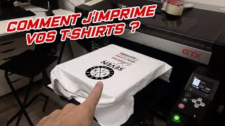 COMMENT JIMPRIME VOS TSHIRTS [upl. by Nylyak]