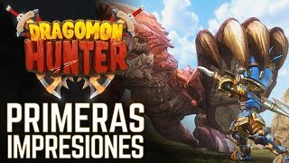 Dragomon Hunter MMORPG  Primeras Impresiones  Gameplay en Español [upl. by Adnorehs]