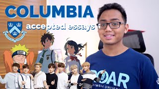 Reading My ACCEPTED COLUMBIA UNIVERSITY Essays  A Complete Guide [upl. by Melony]