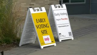 NC voter registration deadline Friday early voting begins next week [upl. by Vidovik440]