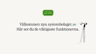 Introduktion till Systembolagets nya webbsida [upl. by Bacchus617]