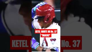 DBACKS VS PADRES  ketel marte HR No 37 seasons  dbacks ketelmarte shrots playoffs [upl. by Xaviera897]