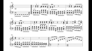 Lacrimosa  Alles luge  Piano version  Sheet music [upl. by Ahseetal]