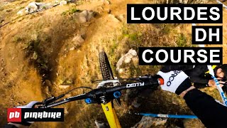 Ben Cathros Lourdes World DH Cup Course Preview 2022 [upl. by Eintrok639]