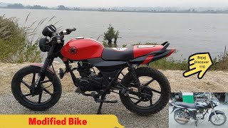 modified bike  Modified Bajaj Discover 110  Day to night look  🏍 [upl. by Pell]