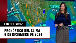 Clima para hoy 9 de diciembre de 2024 [upl. by Cogn130]