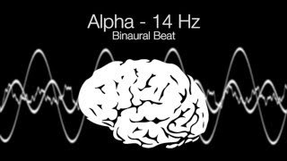 Concentration Alpha Binaural Beat  14Hz 1h Pure [upl. by Lindell]