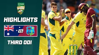 Australia v West Indies 202324  Third ODI [upl. by Aihsyla]