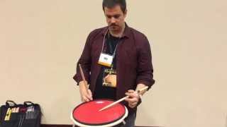 Russ Millers lesson on the Moeller Stroke from PASIC 2014 [upl. by Eznyl663]