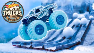 ¡Los mejores desafíos locos de Monster Truck Maratón en grande HotWheelsEspanol [upl. by Grace249]