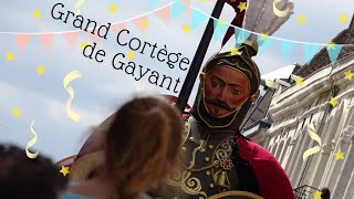 Le Grand Cortège de Gayant  Fêtes de Gayant 2022 [upl. by Anivlis]