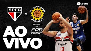 AO VIVO E COM IMAGENS  SÃO PAULO x FARMA CONDE SÃO JOSÉ  JOGO 2  CAMPEONATO PAULISTA DE BASQUETE [upl. by Nennerb958]