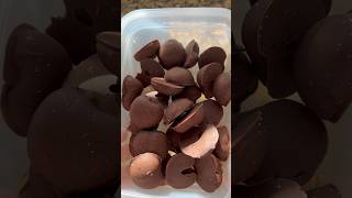 Chocolate Covered Cherries 🍒🍫⁣⁣⁣⁣chocolatecovered cherries chocolate healthy snack dessert [upl. by Gamin]