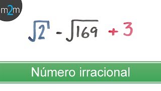 ✅ Clasificación de los Números Reales │ Resta entre un Irracional y un Racional [upl. by Bergman865]