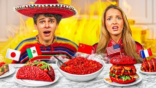 Eating The SPICIEST Foods From Around The World [upl. by Aitnecserc]