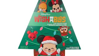 Disney Parks Wishables 12 Day Countdown Calendar Advent Plush Unboxing Review [upl. by Aivax]