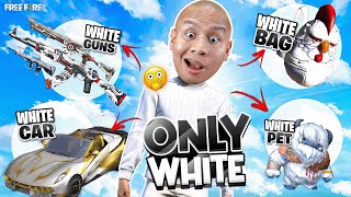 Free Fire But Only White in Solo Vs Squad 😱 Tonde Gamer [upl. by Day]