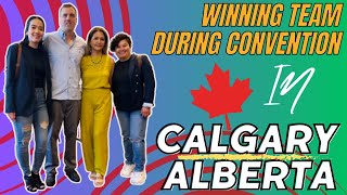 WINNING TEAM MEETUP DURING CONVENTION IN CALGARY ALBERTA CANADA  ZALLY PALASAN  TEAMFUTUREGOALS [upl. by Etteneg855]