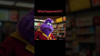 Why did Grimace stop helping the Mets grimace mets dodgers trump ettd shorts [upl. by Anitnas]