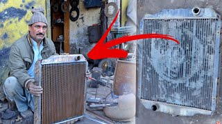 Amazing Technique of restoration radiator  radiator repairing and rust remover part 1 [upl. by Fisk838]