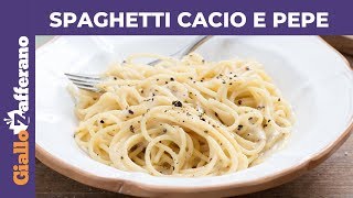 SPAGHETTI CACIO E PEPE RICETTA PERFETTA [upl. by Susi318]