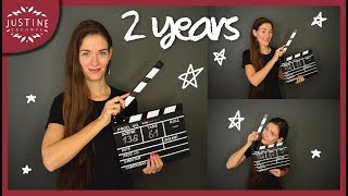 2 YEARS ON YOUTUBE   How it started  Justine Leconte [upl. by Leivad]