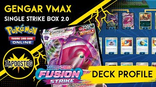 Gengar VMAX Deck Profile Fusion Strike Decklist  New Single Strike Box Pokemon TCG [upl. by Viscardi]