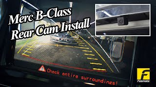 Mercedes Benz B200 B Class Rear Parking Camera installed [upl. by Esirahs135]