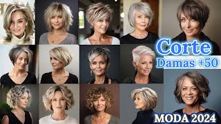 Cortes de Cabello para DAMAS que REJUVENECEN 45607580 años Moda y Tendencia 2024💇‍♀️ [upl. by Roselyn864]