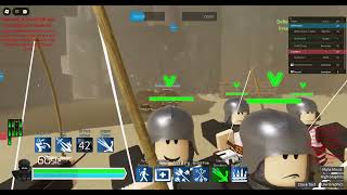 Roblox warlords  03 two longbow and one monk [upl. by Eniladam]