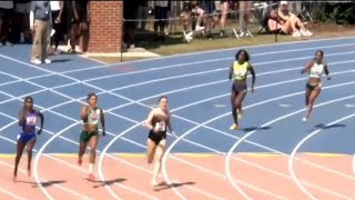 Shanti Pereira  400m Final New NR 5367 sec 2024 Florida Relays USA 30 March 2024 [upl. by Naanac]