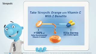 Take Strepsils at the first sign of throat irritation [upl. by Kezer965]