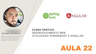 Curso  Spring Boot e Angular  22  JWT e Spring Security  Como funcionam juntos [upl. by Alarise]