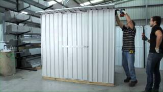 Shed Assembly  Flat or Sloping Roof  Garden Master Sheds [upl. by Huber]