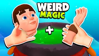 I Combined the WEIRDEST Ingredients to Make MAGIC in VR  King of Magic VR [upl. by Eseer]