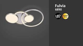 Prezentare video Plafoniera LED Fulvia 6890 [upl. by Elicul]