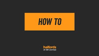 How to Fit a Halfords Advanced Roof Mount Cycle Carrier [upl. by Euqinamod]