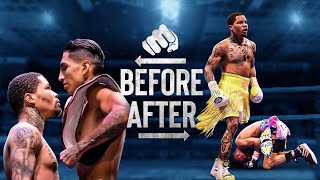 BEFORE and AFTER Fighting GERVONTA DAVIS [upl. by Nwahsek733]