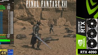 FINAL FANTASY XVI High Settings DLAAFG 4K  RTX 4090  i9 14900KS [upl. by Nelhsa]