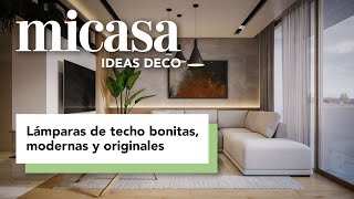 Lámparas de techo bonitas modernas y originales  DecoraciónTV [upl. by Havstad]