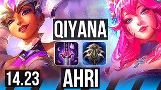 QIYANA vs AHRI MID  KR Master  1423 [upl. by Katharine762]