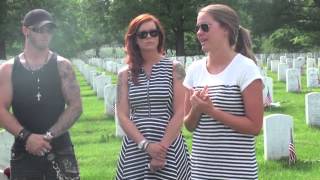 Day Eight Brantley Gilbert Ends Ride in Arlington National Cemetery [upl. by Sahc]