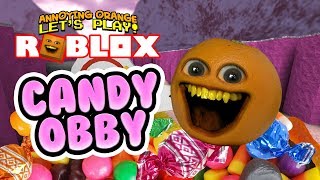 Roblox Candy Obby Annoying Orange Plays [upl. by Eilrebma]