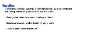 Which of the following is an example of skimming [upl. by Delcina]