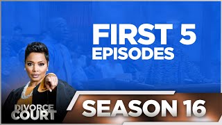 First 5 Episodes  Divorce Court  Season 16  LIVE [upl. by Mateo]