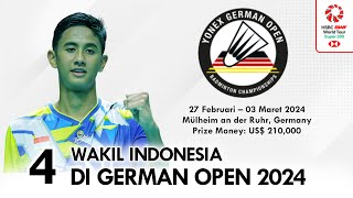 Skuad German Open 2024 Bahaya Indonesia Cuma Kirim 4 Wakil germanopen2024 [upl. by Novyart]