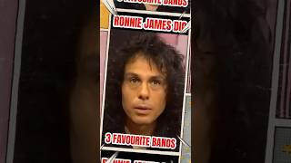 RONNIE JAMES DIO picks his 3 favourite rock bands dioshorts [upl. by Manny]